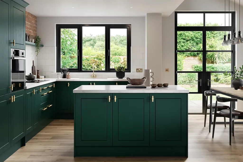 bella dalton paintflow matt fir green